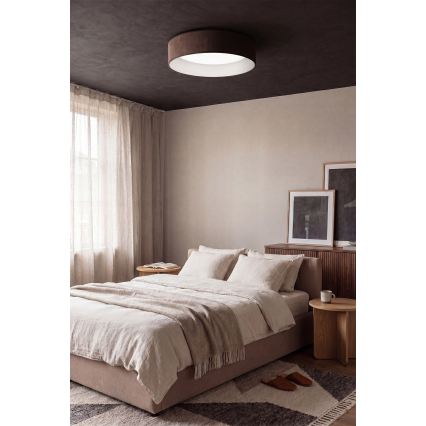 BRILAGI - LED Stmívatelné stropní svítidlo VELVET SMARTIX STARS LED/24W/230V 3000-6000K pr. 45 cm hnědá Wi-Fi Tuya Beacon + dálkové ovládání