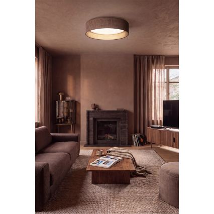 BRILAGI - LED Stmívatelné stropní svítidlo VELVET SMARTIX STARS LED/24W/230V 3000-6000K pr. 45 cm hnědá/zlatá Wi-Fi Tuya Beacon + dálkové ovládání