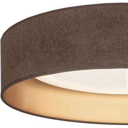 BRILAGI - LED Stmívatelné stropní svítidlo VELVET SMARTIX STARS LED/24W/230V 3000-6000K pr. 45 cm hnědá/zlatá Wi-Fi Tuya Beacon + dálkové ovládání