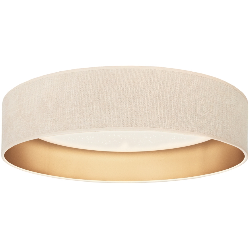Brilagi - LED Stmívatelné stropní svítidlo VELVET SMARTIX STARS LED/24W/230V 3000-6000K pr. 45 cm krémová/zlatá Wi-Fi Tuya Beacon + dálkové ovládání