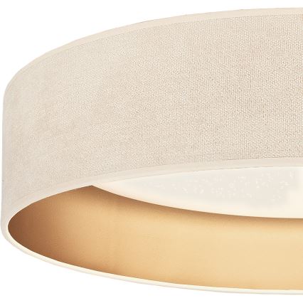 Brilagi - LED Stmívatelné stropní svítidlo VELVET SMARTIX STARS LED/24W/230V 3000-6000K pr. 45 cm krémová/zlatá Wi-Fi Tuya Beacon + dálkové ovládání