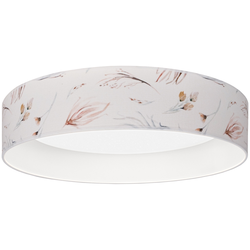 Brilagi - LED Stmívatelné stropní svítidlo VELVET SMARTIX STARS LED/36W/230V 3000-6000K pr. 55 cm bílá/květiny Wi-Fi Tuya Beacon + dálkové ovládání