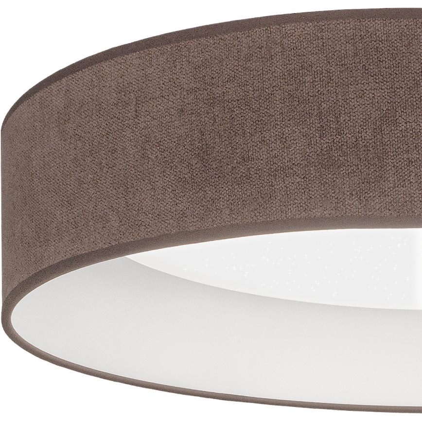 BRILAGI - LED Stmívatelné stropní svítidlo VELVET SMARTIX STARS LED/36W/230V 3000-6000K pr. 55 cm hnědá Wi-Fi Tuya Beacon + dálkové ovládání