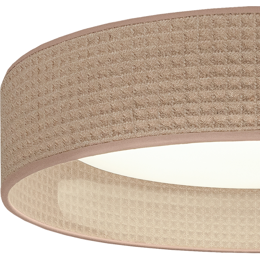 Brilagi - LED Stmívatelné stropní svítidlo VELVET SMARTIX LED/36W/230V 3000-6000K pr. 55 cm béžová Wi-Fi Tuya Beacon + dálkové ovládání