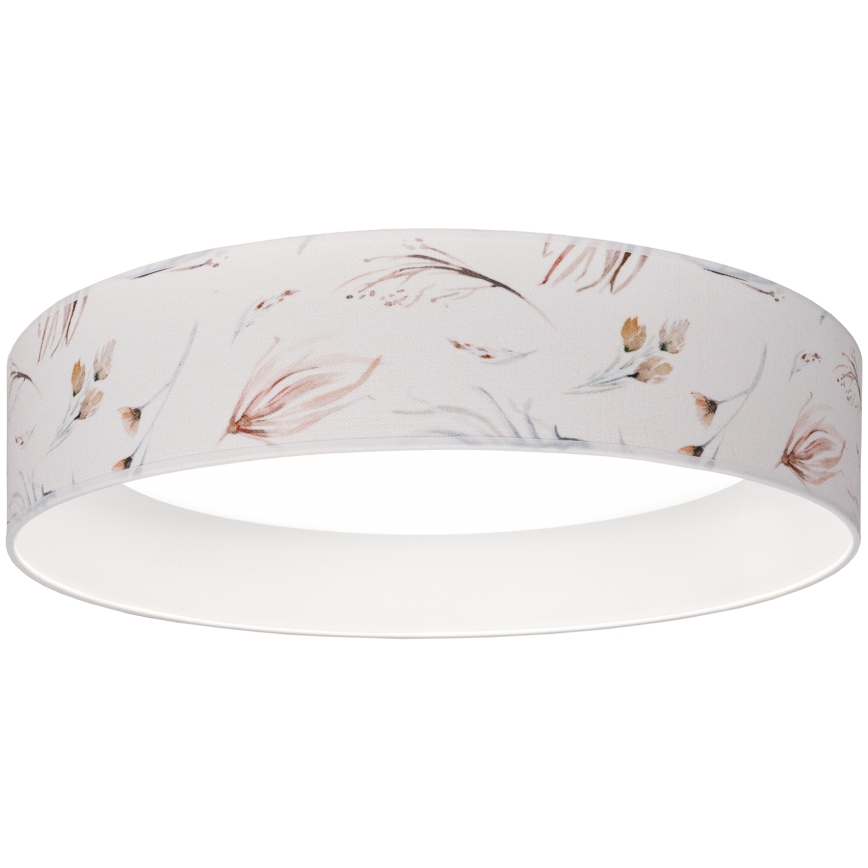 Brilagi - LED Stmívatelné stropní svítidlo VELVET SMARTIX LED/36W/230V 3000-6000K pr. 55 cm bílá/květiny Wi-Fi Tuya Beacon + dálkové ovládání