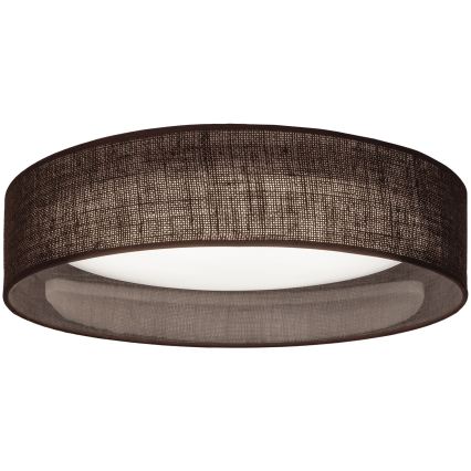 Brilagi - LED Stmívatelné stropní svítidlo VELVET SMARTIX LED/36W/230V 3000-6000K pr. 55 cm hnědá Wi-Fi Tuya Beacon + dálkové ovládání