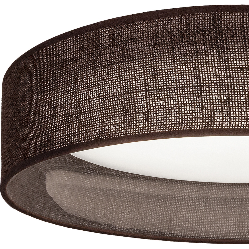 Brilagi - LED Stmívatelné stropní svítidlo VELVET SMARTIX LED/36W/230V 3000-6000K pr. 55 cm hnědá Wi-Fi Tuya Beacon + dálkové ovládání