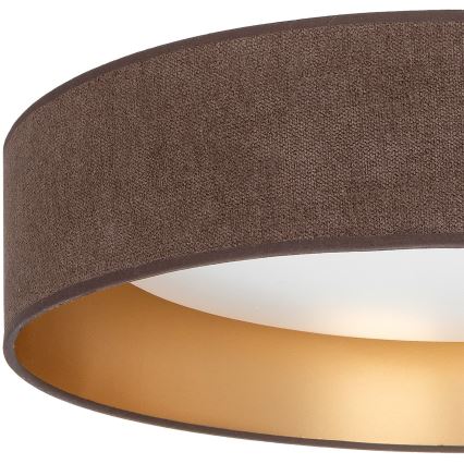 BRILAGI - LED Stmívatelné stropní svítidlo VELVET SMARTIX LED/36W/230V 3000-6000K pr. 55 cm hnědá/zlatá Wi-Fi Tuya Beacon + dálkové ovládání