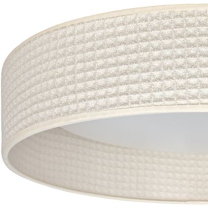 Brilagi - LED Stmívatelné stropní svítidlo VELVET SMARTIX LED/36W/230V 3000-6000K pr. 55 cm krémová Wi-Fi Tuya Beacon + dálkové ovládání