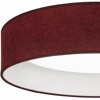 BRILAGI - LED Stmívatelné stropní svítidlo VELVET SMARTIX LED/36W/230V 3000-6000K pr. 55 cm vínová Wi-Fi Tuya Beacon + dálkové ovládání