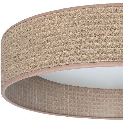 Brilagi - LED Stmívatelné stropní svítidlo VELVET SMART VARI LED/24W/230V 3000-6500K pr. 45 cm béžová + dálkové ovládání