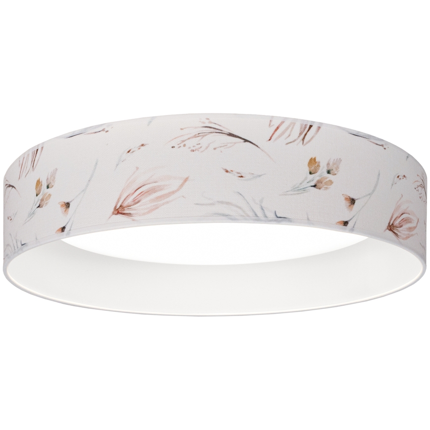 BRILAGI - LED Stmívatelné stropní svítidlo VELVET SMART VARI LED/24W/230V 3000-6500K pr. 45 cm bílá/květiny + dálkové ovládání