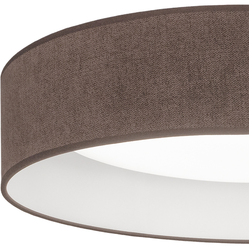 Brilagi - LED Stmívatelné stropní svítidlo VELVET SMART VARI LED/24W/230V 3000-6500K pr. 45 cm hnědá + dálkové ovládání