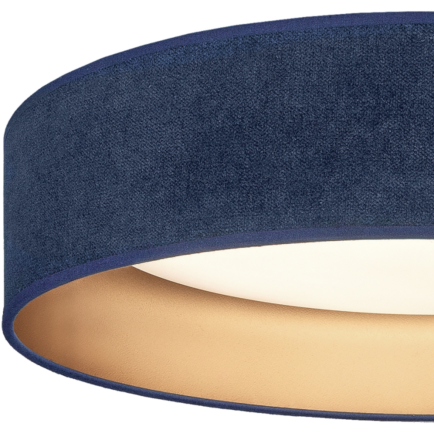 Brilagi - LED Stmívatelné stropní svítidlo VELVET SMART VARI LED/24W/230V 3000-6500K pr. 45 cm modrá/zlatá + dálkové ovládání