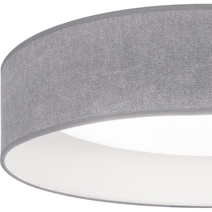 Brilagi - LED Stmívatelné stropní svítidlo VELVET SMART VARI LED/24W/230V 3000-6500K pr. 45 cm šedá + dálkové ovládání