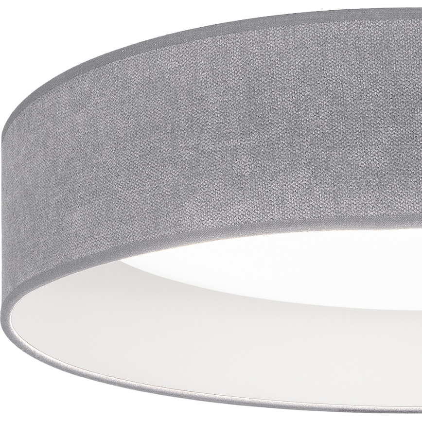 Brilagi - LED Stmívatelné stropní svítidlo VELVET SMART VARI LED/24W/230V 3000-6500K pr. 45 cm šedá + dálkové ovládání