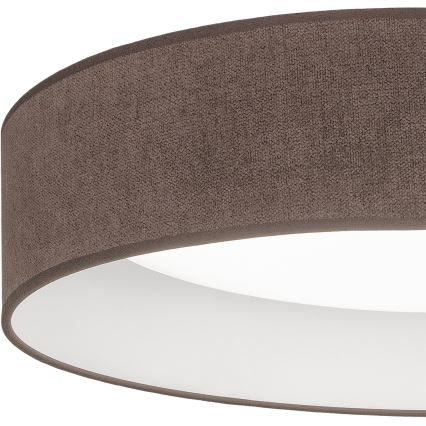 Brilagi - LED Stmívatelné stropní svítidlo VELVET SMART VARI LED/36W/230V 3000-6500K pr. 55 cm hnědá + dálkové ovládání
