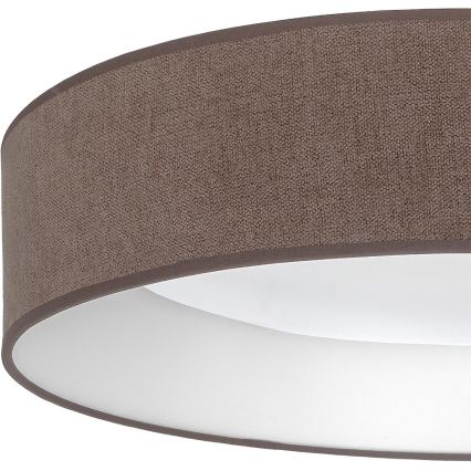 Brilagi - LED Stmívatelné stropní svítidlo VELVET SMART VARI LED/36W/230V 3000-6500K pr. 55 cm hnědá + dálkové ovládání