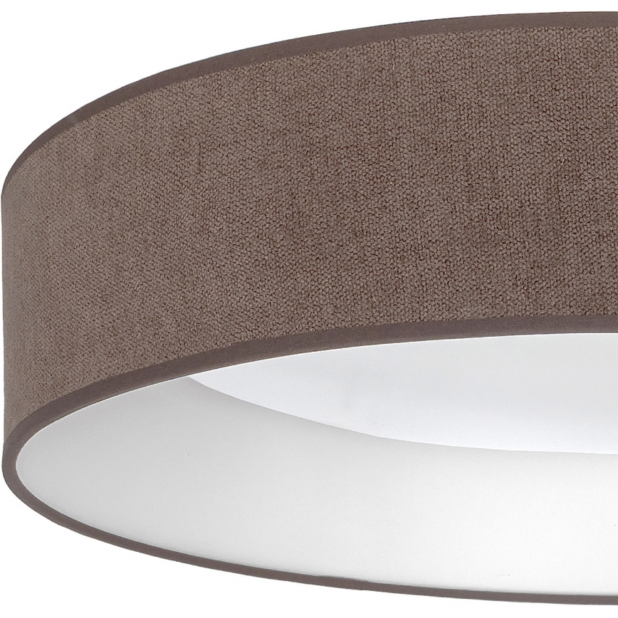 Brilagi - LED Stmívatelné stropní svítidlo VELVET SMART VARI LED/36W/230V 3000-6500K pr. 55 cm hnědá + dálkové ovládání