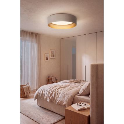 Brilagi - LED Stmívatelné stropní svítidlo VELVET SMART VARI LED/36W/230V 3000-6500K pr. 55 cm krémová/zlatá + dálkové ovládání