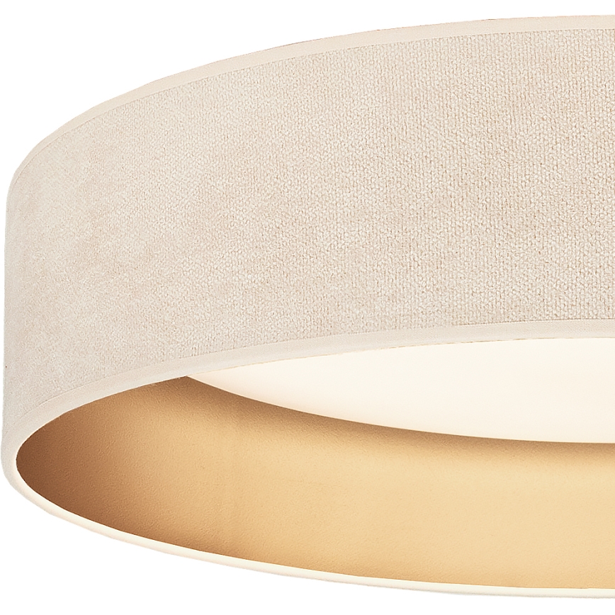 Brilagi - LED Stmívatelné stropní svítidlo VELVET SMART VARI LED/36W/230V 3000-6500K pr. 55 cm krémová/zlatá + dálkové ovládání