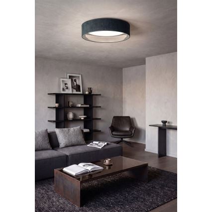 Brilagi - LED Stmívatelné stropní svítidlo VELVET SMART VARI LED/36W/230V 3000-6500K pr. 55 cm zelená + dálkové ovládání