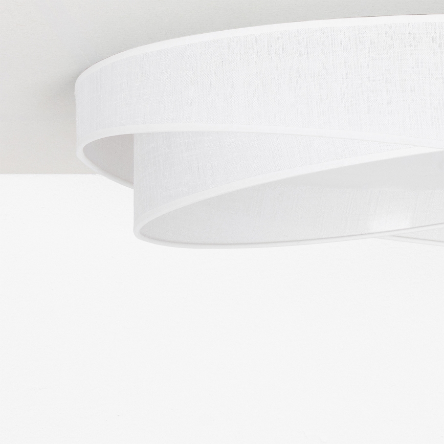 BRILAGI - LED Stmívatelné stropní svítidlo VELVET TWIST LED/36W/230V 3000-6000K pr. 65 cm Wi-Fi Tuya Beacon bílá + dálkové ovládání