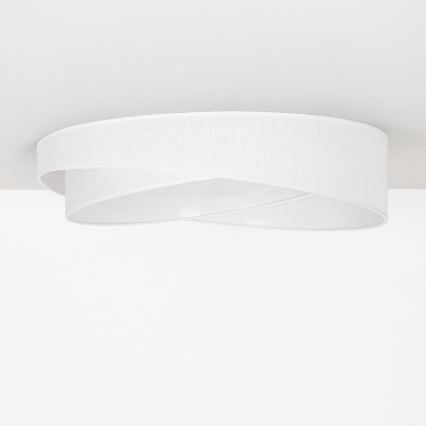 BRILAGI - LED Stmívatelné stropní svítidlo VELVET TWIST LED/36W/230V 3000-6000K pr. 65 cm Wi-Fi Tuya Beacon bílá + dálkové ovládání