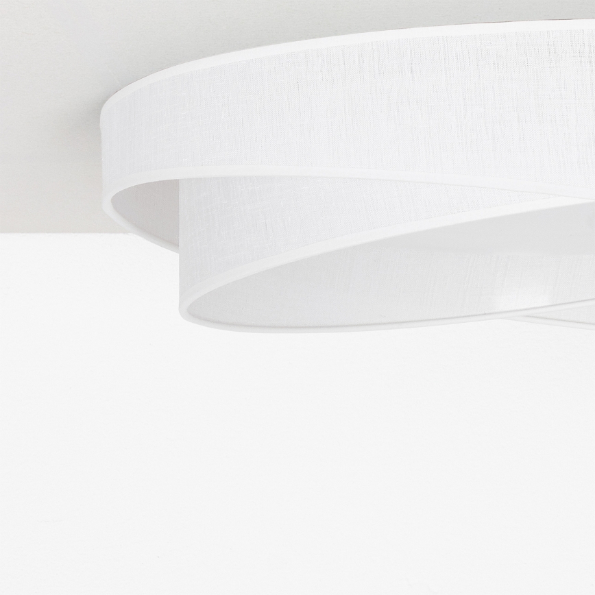BRILAGI - LED Stmívatelné stropní svítidlo VELVET TWIST LED/36W/230V 3000-6000K pr. 65 cm Wi-Fi Tuya Beacon bílá + dálkové ovládání