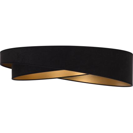 BRILAGI - LED Stmívatelné stropní svítidlo VELVET TWIST LED/36W/230V 3000-6000K pr. 65 cm Wi-Fi Tuya Beacon černá/zlatá + dálkové ovládání