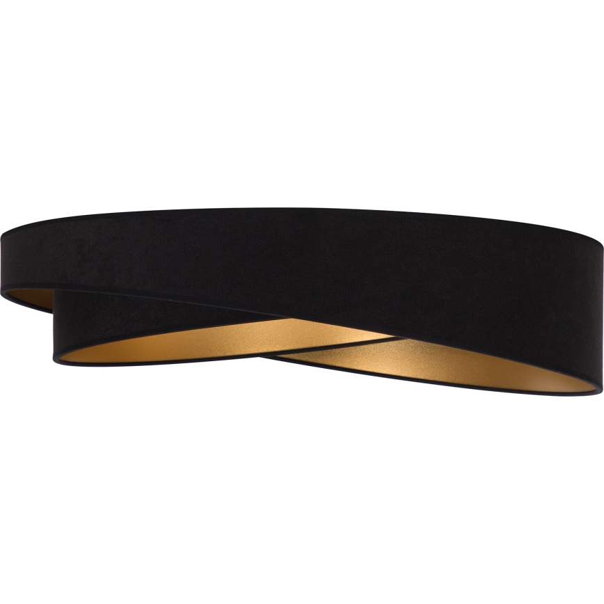 BRILAGI - LED Stmívatelné stropní svítidlo VELVET TWIST LED/36W/230V 3000-6000K pr. 65 cm Wi-Fi Tuya Beacon černá/zlatá + dálkové ovládání