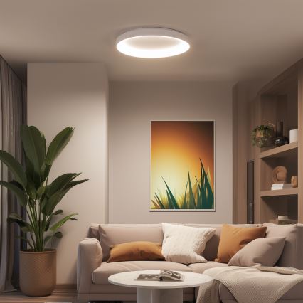 Brilagi - LED Stmívatelné stropní svítidlo FALCON II LED/108W/230V 3000-6500K pr. 80 cm bílá + dálkové ovládání