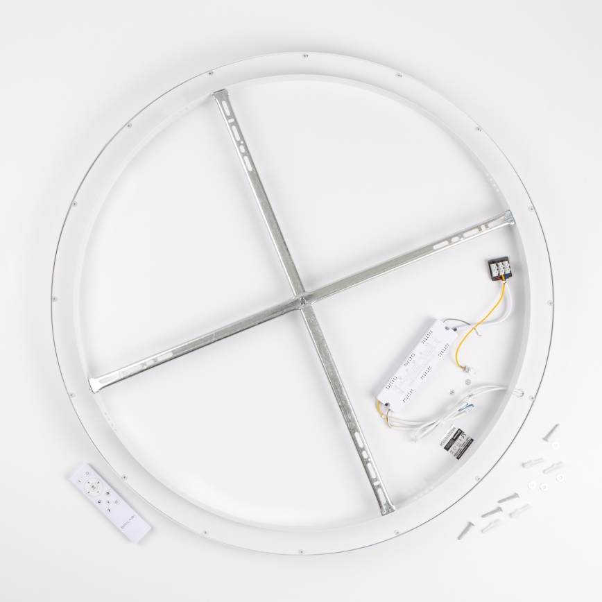 Brilagi - LED Stmívatelné stropní svítidlo FALCON II LED/108W/230V 3000-6500K pr. 80 cm bílá + dálkové ovládání