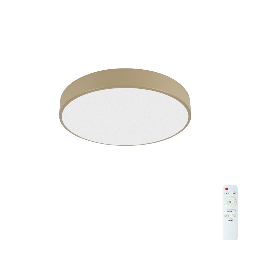 Brilagi - LED Stmívatelné stropní svítidlo POOL LED/36W/230V 3000-6000K pr. 30 cm béžová + dálkové ovládání