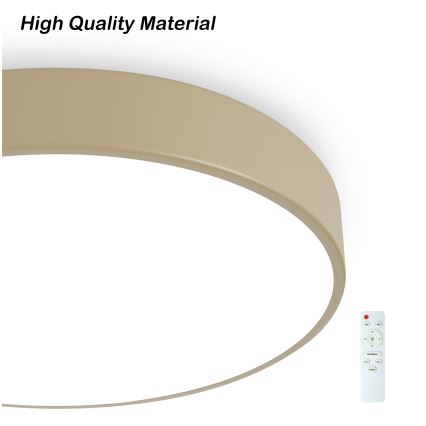 Brilagi - LED Stmívatelné stropní svítidlo POOL LED/60W/230V 3000-6000K pr. 50 cm béžová + dálkové ovládání