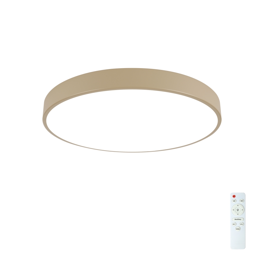 Brilagi - LED Stmívatelné stropní svítidlo POOL LED/60W/230V 3000-6000K pr. 50 cm béžová + dálkové ovládání