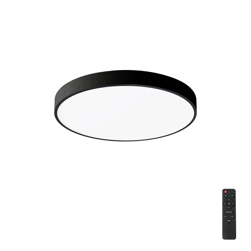 Brilagi - LED Stmívatelné stropní svítidlo POOL LED/60W/230V 3000-6000K pr. 60 cm černá + dálkové ovládání