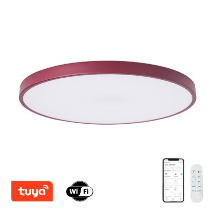 Brilagi - LED Stmívatelné svítidlo POOL SMART LED/100W/230V pr. 80 cm Wi-Fi Tuya + dálkové ovládání burgundy