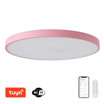 Brilagi - LED Stmívatelné svítidlo POOL SMART LED/128W/230V pr. 100 cm Wi-Fi Tuya + dálkové ovládání růžová