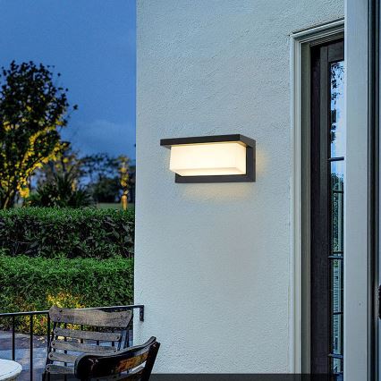 Brilagi - LED Stmívatelné venkovní nástěnné svítidlo BRICKY 1xE27/6W/230V 2700-6500K IP54 černá