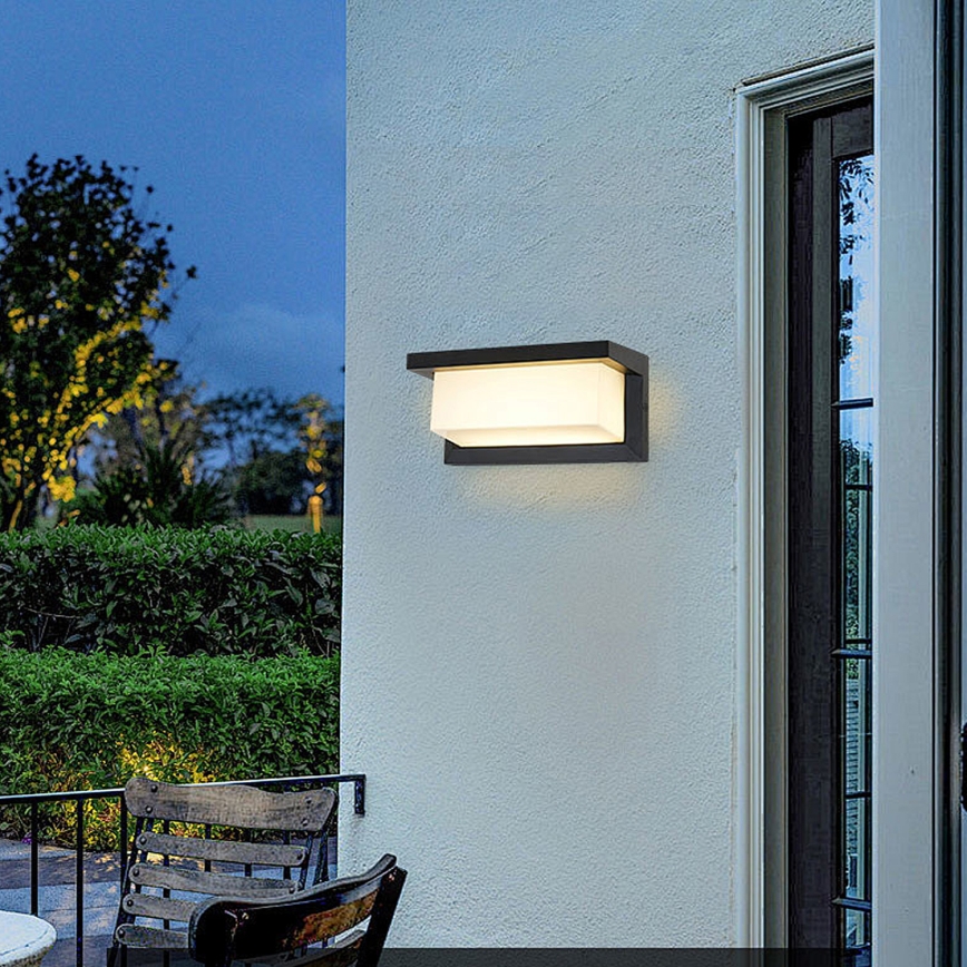 Brilagi - LED Stmívatelné venkovní nástěnné svítidlo BRICKY 1xE27/6W/230V 2700-6500K IP54 černá