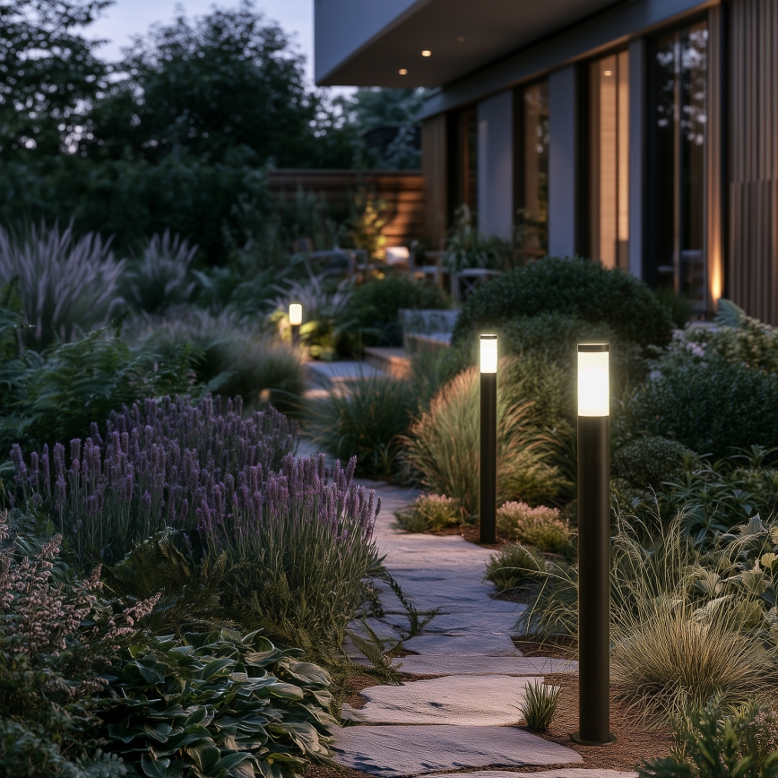 BRILAGI - LED Stmívatelná venkovní lampa ELIA 1xE27/6W/230V 2700-6500K IP44 Wi-Fi 100 cm antracit
