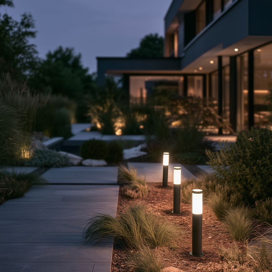 BRILAGI - LED Stmívatelná venkovní lampa ELIA 1xE27/6W/230V 2700-6500K IP44 Wi-Fi 50 cm antracit