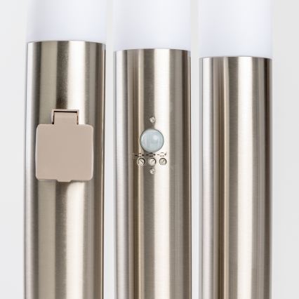BRILAGI - LED Stmívatelná venkovní lampa ELIA 1xE27/6W/230V 2700-6500K IP44 Wi-Fi 50 cm matný chrom