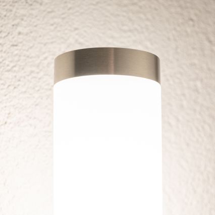 BRILAGI - LED Stmívatelná venkovní nástěnná lampa ELIA 1xE27/6W/230V 2700-6500K IP44 Wi-Fi matný chrom