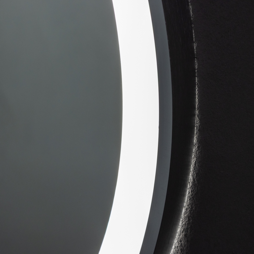 Brilagi - LED Koupelnové vyhřívané zrcadlo ALU PRO LED/18W/230V pr. 60 cm matný chrom IP44 CRI 90 stmívatelné + CCT