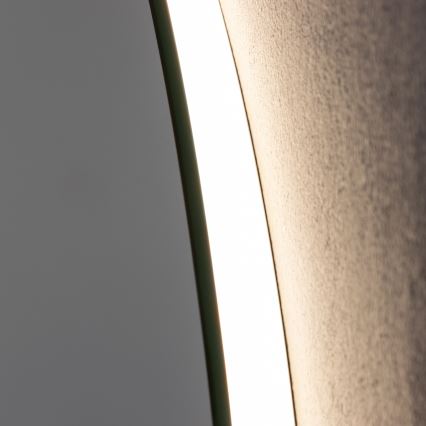 Brilagi - LED Koupelnové vyhřívané zrcadlo DEMI PRO LED/20W/230V pr. 60 cm IP44 CRI 90 stmívatelné + CCT