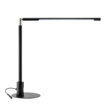 Brilagi - LED Stmívatelná dotyková stolní lampa s USB porty VARIO LED/7W/230V 3000-6500K CRI 96 černá