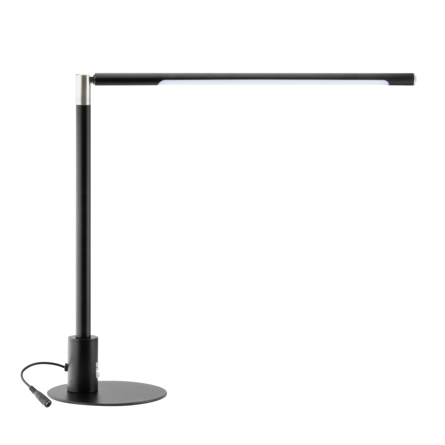 Brilagi - LED Stmívatelná dotyková stolní lampa s USB porty VARIO LED/7W/230V 3000-6500K CRI 96 černá