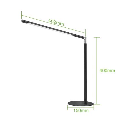 Brilagi - LED Stmívatelná dotyková stolní lampa VARIO LED/7W/230V 3000-6500K CRI 96 černá